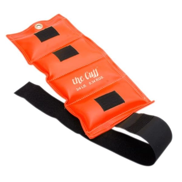Fabrication Enterprises Fabrication Enterprises 10-0202 The Original Cuff Ankle And Wrist Weight - 0.75 Lbs. - Orange 10-0202 - main